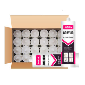 <span class=keywords><strong>Cartouche</strong></span> de mastic de <span class=keywords><strong>silicone</strong></span> <span class=keywords><strong>acrylique</strong></span> haute température 300ml d'usine - Product Image 2