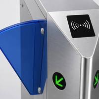 Sistema de Control de Acceso para Peatones con Barrera Anti-Colisión, Puerta Giratoria, Reconocimiento Facial y Control de Velocidad
