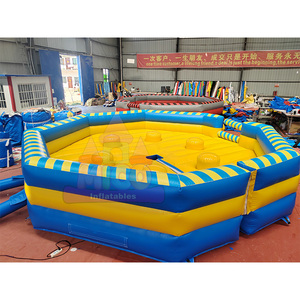 Juego Inflable Comercial Wipeout con Piscina de Bolas Giratoria, Desafío Inflable Last Man Standing Meltdown para Carnaval - Product Image 5