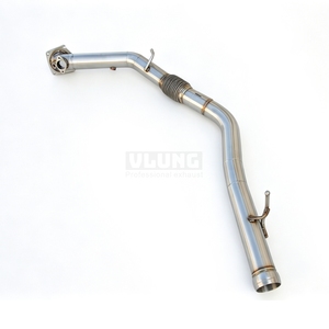 Tuyau de descente en acier inoxydable 304 pour Jeep Wrangler JL 2.0T 2018-2020, flux direct, sans OPF, sans catalyseur, performance racing, tuning professionnel - Product Image 3