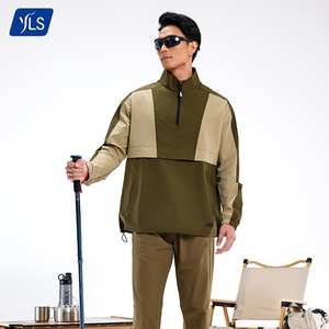 Giacca da Caccia YLS per Uomo, Alta Qualità, Antivento, Impermeabile, per Escursionismo e Allenamento Sportivo, con Mezza Zip - Product Image 1
