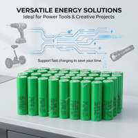 Baterai Isi Ulang Lithium-Ion Silinder Samsung INR18650-25R 2500mAh NMC 3.7V untuk Perangkat Berkinerja Tinggi