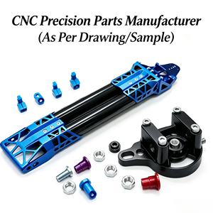 NOUVEAU Guidon de Jet Ski Léger en Acier Inoxydable/Aluminium Bleu Argenté Usiné CNC sur Mesure - Product Image 1