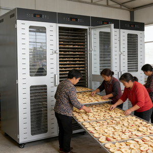 <span class=keywords><strong>D</strong></span>éshydrateur alimentaire commercial multifonction grande capacité pour la préparation de collations saines, fruits secs, viandes séchées, tisanes, poudres de légumes et yaourts - Product Image 2