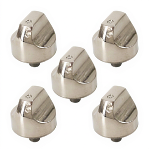 Paquete de 5 Perillas de Repuesto para Quemadores de Estufa, Compatibles con Estufas Serie Cafe, Reemplaza WB03T10329 WB03X25889, Fuente de Energía a Gas - Product Image 1