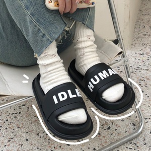 Custom Text Slide Sandals Personalized Word Print Thick Sole Slippers <b>Soft</b> EVA Cloud Slides Summer Beach Non Slip Outdoor <b>Shoes</b> - Product Image 4