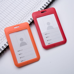 作業カードホルダープラスチックABSスライディングデザインIDカードプロテクター - Product Image 4