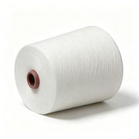 21S High-Tenacity Bright-White 100% Ring-Spun Polyester Knitting Weaving & Sewing Raw Yarn