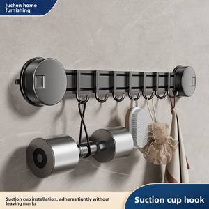 Crochet à ventouse en gros, adhésif ultra-résistant, en aluminium spatial, fixation murale sans perçage, pour porte de salle de bain, pour suspendre les vêtements - Product Image 4