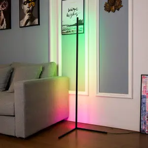 Einfaches Leben schlafzimmer intelligente Ecke RGB Farbwechsel Bodenlicht Standardlampe Wohnzimmer Dekoration Led-Licht