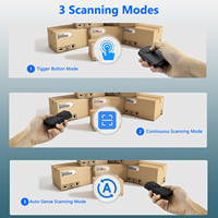 Terminal de point de vente Netum E800, scanner de codes-barres QR, codes-barres 1D 2D, PDF417, Data Matrix, clip dorsal, Bluetooth