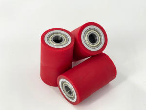 High Quality Custom Polyurethane and <strong>Rubber</strong> Coated Roller with Bearings Manufacturer's Best <strong>Rubber</strong> Product - Product Image 2