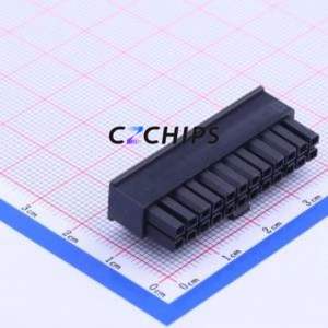 HX30002-24P Housing (Wire-to-Board / Wire-to-Wire) P=3mm Connector ( Jack Structure: 2x12P )( Pitch: 3mm )( Row Spacing: 3mm ) - Product Image 2