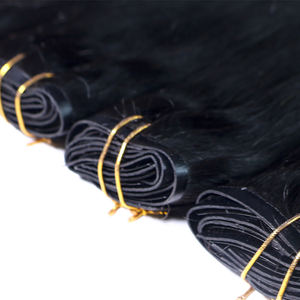 Extensions de cheveux naturels en gros, sans couture, en PU, 100 % cheveux humains vierges, extensions à clipser, extensions de cheveux Remy - Product Image 6