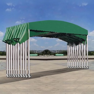 Abri Voiture d'Extérieur Robuste avec Auvent, Carport Résistant au Vent, Abri Métallique pour Voitures - Product Image 3