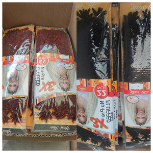 Offre Spéciale Premium 3X Tresses Pré-Étirées <span class=keywords><strong>Afro</strong></span> Twist 22" Tresses au Crochet <span class=keywords><strong>Afro</strong></span> Twist Souples pour Fausses Locs Papillon Printanières - Product Image 1