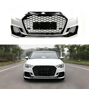Kit Carrozzeria Stile RS3 per Audi <span class=keywords><strong>A3</strong></span> S3 8V.5 2017-2019 Sportback Hatchback <span class=keywords><strong>Sedan</strong></span>, Paraurti Anteriore con Griglia a Rete - Product Image 1