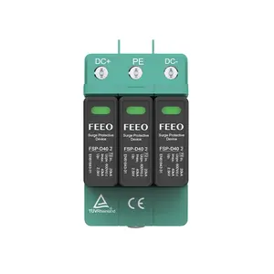 Feeo 고출력 IP67 20KA 500V 옥외 LED 서지 보호 장치 교통 조명 spd 스마트 유리에 대한 SPD