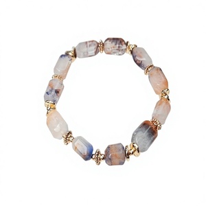 Colorful Handmade Resin <b>Bracelet</b> <b>Stretch</b> Beads Jewelry for Women Casual and Party Wear - Product Image 1