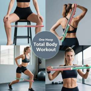 Hula Hoop pour affiner la taille, en matériau PP, outil d'exercice de fitness à domicile pour femmes et hommes - Product Image 5