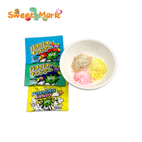 Custom Mint Mix Fruit Popping Candy in Box Fruity Flavored Sugar Bag Pack
