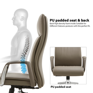 Khuyến mại Ergonomic xoay điều chỉnh Chủ Tịch Boss da điều hành ghế hiện đại cho bàn văn phòng - Product Image 2