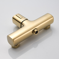 Robinet de douche pour baignoire Momali, corps en laiton, poignée unique, chrome, style contemporain, noyau de vanne en céramique poli, jet doux