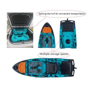 <span class=keywords><strong>Kayak</strong></span> Modular LSF para 1 Persona, 2.75M, Bote de Pesca con Aleta y Pedal, Estable y Listo para Navegar, HDPE Resistente para Deportes Acuáticos y al Aire Libre - Product Image 5