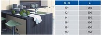Glissières de tiroir à fermeture en douceur à pleine extension avec poignée 3D glissière de tiroir encastrée