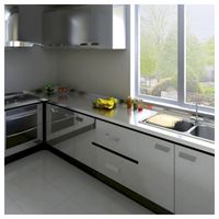 Cuisine extérieure modulaire personnalisée Prima avec barbecue au gaz en granit artificiel, design moderne pour patio, jardin, villa, cour arrière