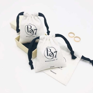 Vente en gros de sacs à poussière en coton de luxe écologiques avec logo personnalisé pour sacs à main de luxe - Product Image 5