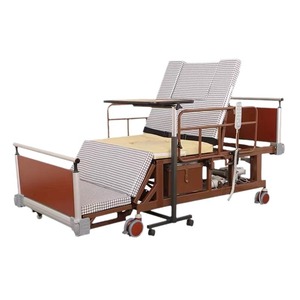 Lit médical électrique Dubang pliable en trois parties avec trou pour commode, usage domestique - Product Image 1