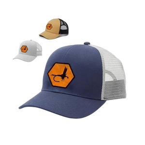 Gorras de malla de camionero con logotipo de maíz personalizado con doble botonadura moda de alta calidad sombreros de camionero de 5 paneles - Product Image 1
