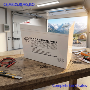 Batería de <span class=keywords><strong>Gel</strong></span> de Ciclo Profundo de 12V 55ah Recargable de Plomo-Ácido para Energía Solar Doméstica - Product Image 3