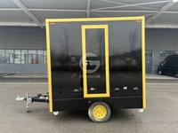 Mini-maison avec cuisine et salle de bain, maison mobile, remorque transportable, panneau sandwich moderne, remorque toilettes pour l'extérieur