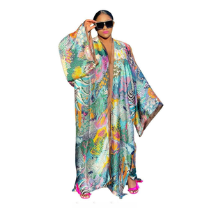 Nuevo Vestido Tipo Túnica <span class=keywords><strong>de</strong></span> Poliéster con Estampado Africano 2026, Holgado, Informal, <span class=keywords><strong>de</strong></span> Moda Otoñal para Mujer, Manga Larga, Talla Única - Product Image 2