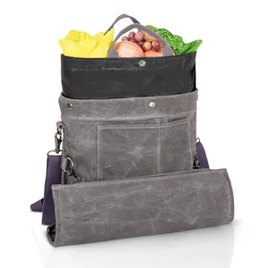 حقيبة جمع الفواكه متعددة الوظائف المتينة حقيبة جمع وتخزين الخضراوات كيس حصاد مريلة للحدائق