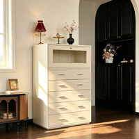 Meuble de rangement et de présentation modulaire en acier, style moderne premium, écologique, avec tiroirs et vitrine, pour chambre, salon, bar à domicile, hôtel