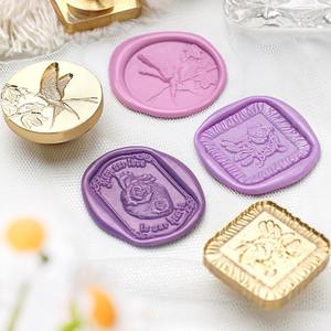 Sellos de cera Suidis, serie Curious, cabezales de sello estándar para decoración y diario. - Product Image 5