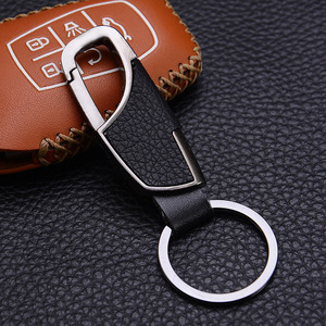 Vente chaude De <span class=keywords><strong>Luxe</strong></span> Hommes Cadeaux D'affaires À La Main En <span class=keywords><strong>Cuir</strong></span> PU <span class=keywords><strong>Porte</strong></span>-clés avec Alliage En Métal De Voiture <span class=keywords><strong>Porte</strong></span>-clés Sac Charme Pendentif Accessoires - Product Image 2