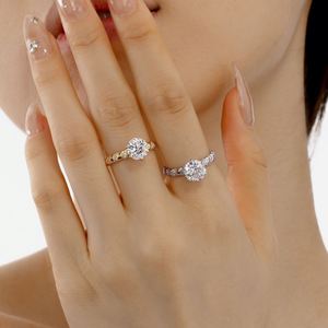 Dylam Delicate Design 925 Sterling Silver Non Tarnish Round <b>Croissant</b> Eternity Band 2ct 5A Cubic Zirconia Women Wedding <b>Rings</b> - Product Image 2