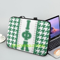 Sac d'ordinateur personnalisé Iota Phi Lambda Sorority, sac portable multi-tailles pour le bureau, fournitures de bureau, thème professionnel, vente en gros personnalisée