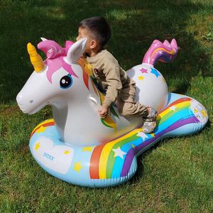 <span class=keywords><strong>Intex</strong></span> 57552 Support gonflable pour animaux Jeu d'eau Jouet pour enfants Licorne gonflable Ride-on - Product Image 4