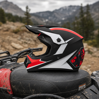 Casque intégral professionnel en ABS pour motocross, tout-terrain, VTT, avec lunettes, gants, masque, équipement de descente