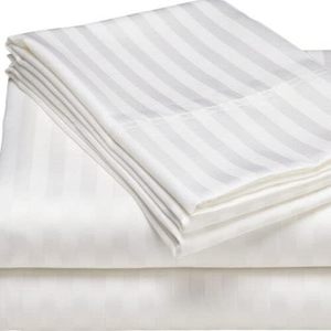 600tc tất cả các mùa Nữ Hoàng kích thước khách sạn mềm mại thoải mái bedding <span class=keywords><strong>Set</strong></span> 100% Ai Cập cotton satin Bed Sheets <span class=keywords><strong>Set</strong></span> Đối với trang chủ - Product Image 4