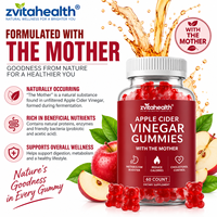 Gummies au vinaigre de cidre de pomme à marque privée avec la Mère naturelle – Supplément végétalien beauté et détox pour la perte de poids chez l'adulte