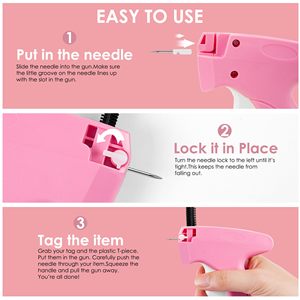Pistola de Etiquetas Micro Stitch, Accesorio para Fijar Acolchados Rápidamente, <span class=keywords><strong>Aguja</strong></span> de Pegamento Efectiva para Ropa con Etiqueta para Costura, Herramienta de Costura de Plástico - Product Image 4