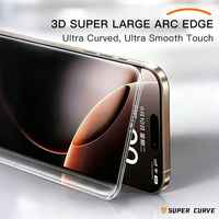 Mietubl 500CC Super Curve HD Verre trempé sans bordure haute transparence pour protecteur d'écran en verre pour iPhone