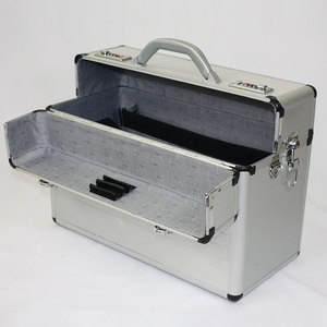 Venta caliente de plata portátil de alta seguridad de aluminio <span class=keywords><strong>piloto</strong></span> maletín - Product Image 1