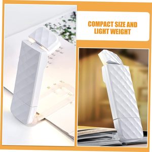 Clip-On LED Reading Light White <b>USB</b> Rechargeable Portable Book <b>Lamp</b> Adjustable Brightness Three Color Mode - Product Image 5